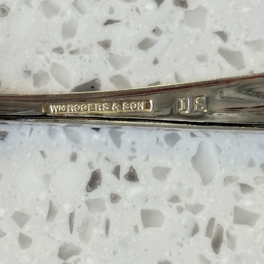 9 Pc Set Of Spoons 1961 GAIETY Silverplated Wm Rogers & Son #8619